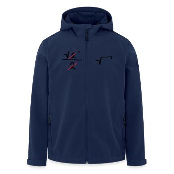 Kürzen leicht gemacht! - Recycelte Männer Softshell-Jacke von Stanley/Stella - Navy - Vorne - AI Model Male 185 light (185cm)
