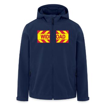 Wide Load T-Shirts - Men’s Recycled Softshell Jacket by Stanley/Stella - navy - Front - AI Model Male 185 light (185cm)