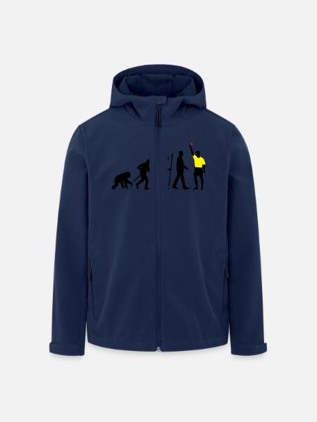 Evolution Schiedsrichter - Recycelte Männer Softshell-Jacke von Stanley/Stella - Navy