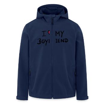 i_love_my_boyfriend__f2 - Veste softshell homme en polyester recyclé Stanley/Stella - marine - Devant - AI Model Male 185 light (185cm)