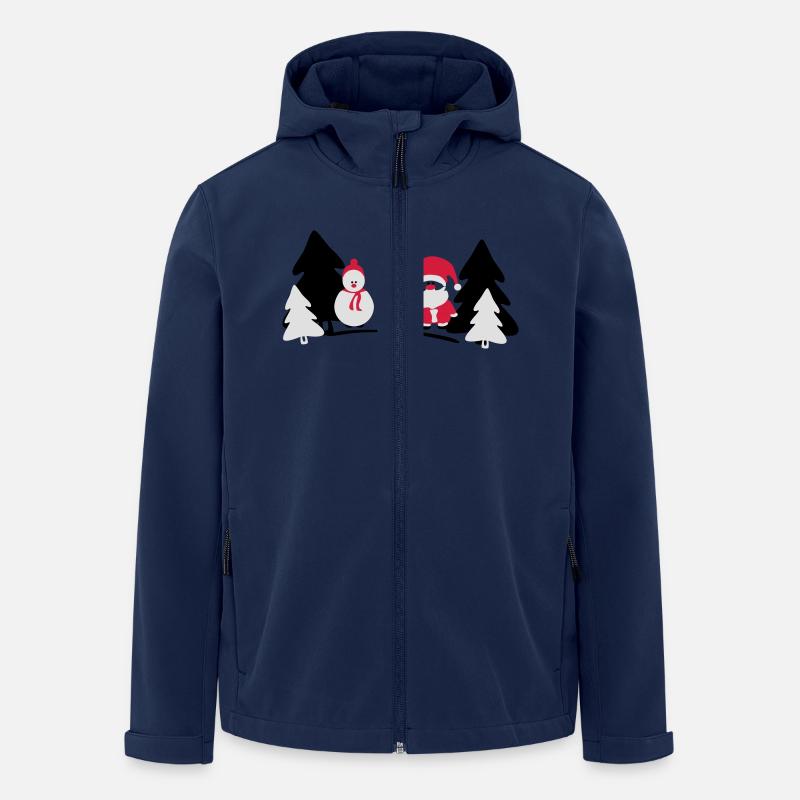 Weihnachts Crew 2 - Recycelte Männer Softshell-Jacke von Stanley/Stella - Navy