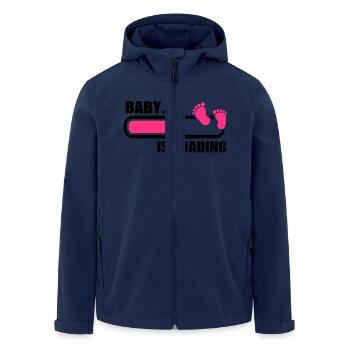 Baby loading - Men’s Recycled Softshell Jacket by Stanley/Stella - navy - Front - AI Model Male 185 light (185cm)