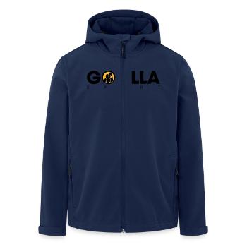 Gorilla Sport - Recycelte Männer Softshell-Jacke von Stanley/Stella - Navy - Vorne - AI Model Male 185 light (185cm)