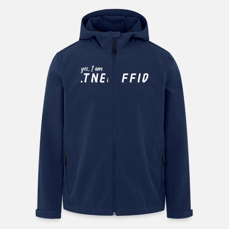 I am Different - Veste softshell homme en polyester recyclé Stanley/Stella - marine