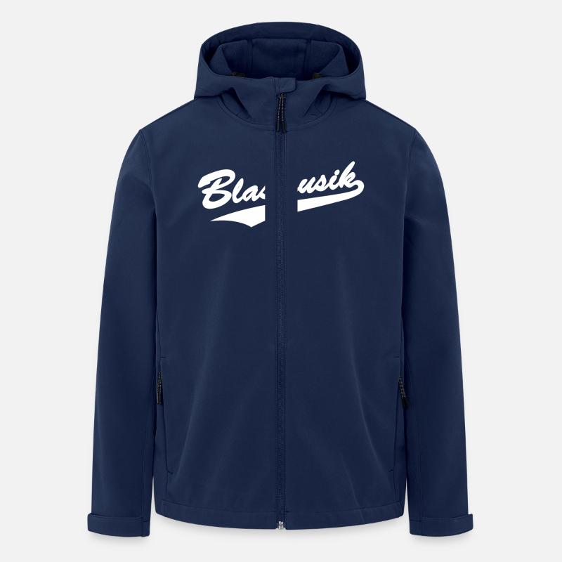 Blasmusik Baseball-Style - Recycelte Männer Softshell-Jacke von Stanley/Stella - Navy