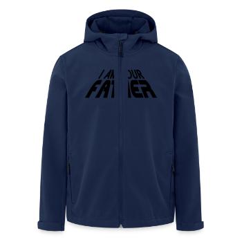 I am your FATHER 3D (1c) - Men’s Recycled Softshell Jacket by Stanley/Stella - navy - Front - AI Model Male 185 light (185cm)