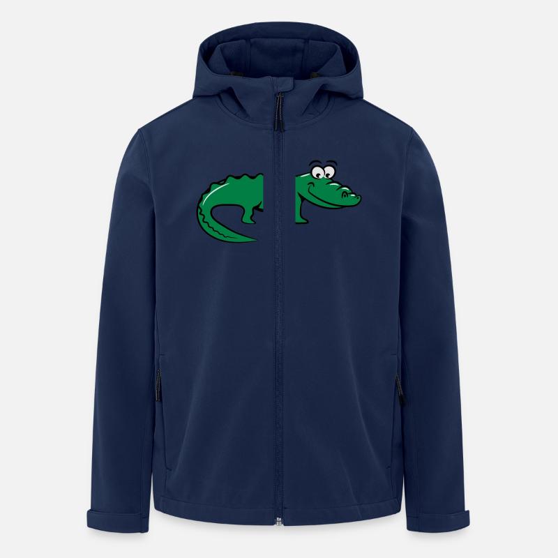 Crocodile douce aimante - Veste softshell homme en polyester recyclé Stanley/Stella - marine