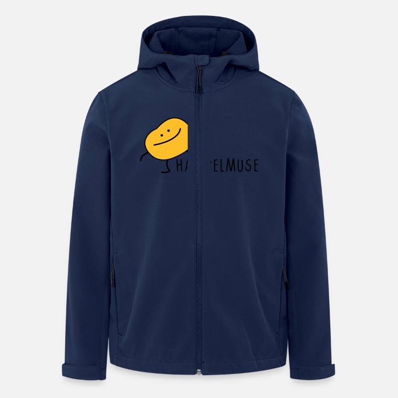 Pampelmuse tanzt - Recycelte Männer Softshell-Jacke von Stanley/Stella - Navy