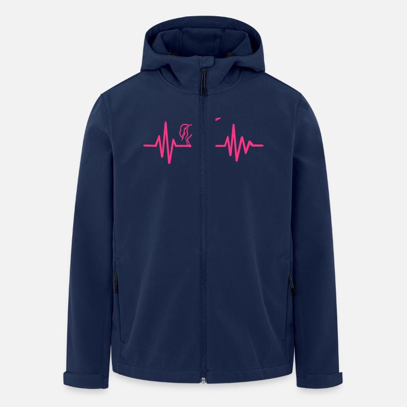 Einhorn - Recycelte Männer Softshell-Jacke von Stanley/Stella - Navy
