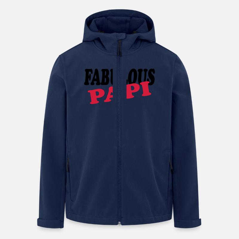 Fabulous PAPI - Men’s Recycled Softshell Jacket by Stanley/Stella - navy