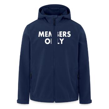 Members only - Veste softshell homme en polyester recyclé Stanley/Stella - marine - Devant - AI Model Male 185 light (185cm)