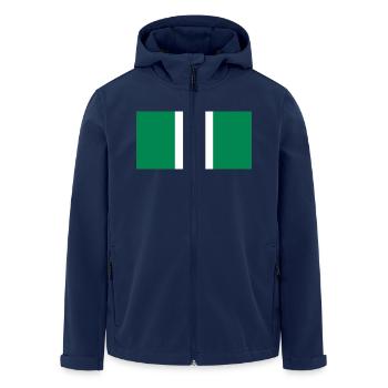 Nigeria - Recycelte Männer Softshell-Jacke von Stanley/Stella - Navy - Vorne - AI Model Male 185 light (185cm)