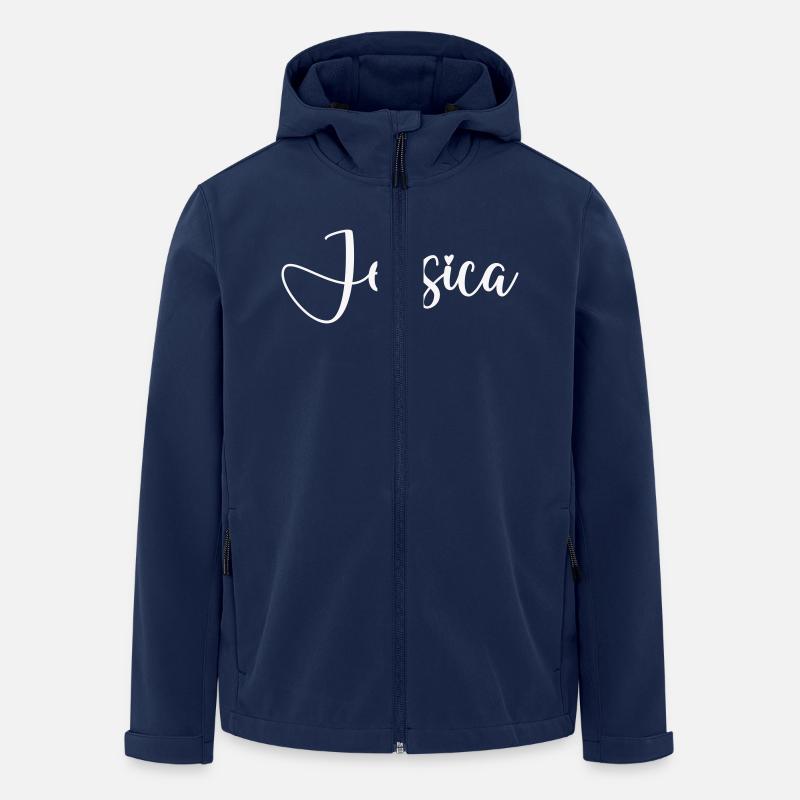 Jessica Name - Men’s Recycled Softshell Jacket by Stanley/Stella - navy