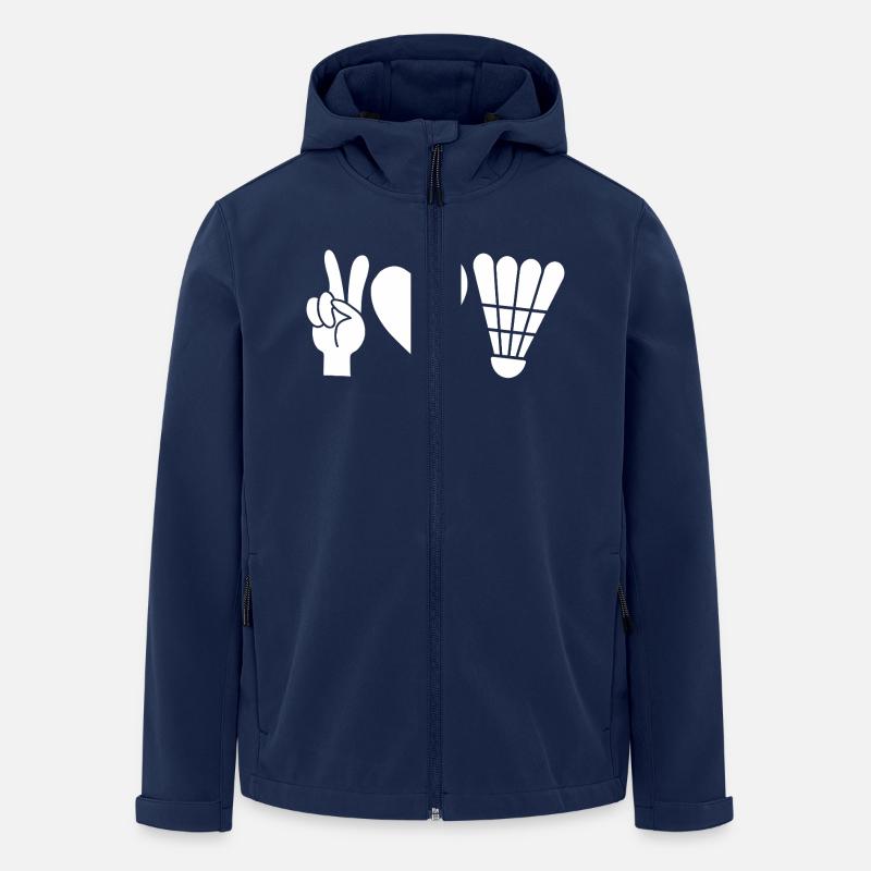 Federball Badminton - Men’s Recycled Softshell Jacket by Stanley/Stella - navy