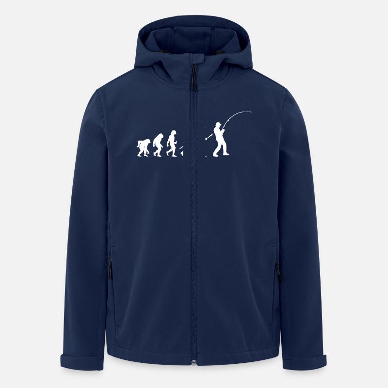 Angler Evolution Pêche - Veste softshell homme en polyester recyclé Stanley/Stella - marine