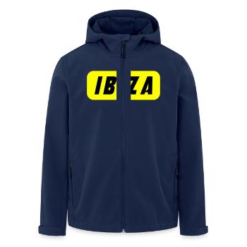 Ibiza Holidays - Men’s Recycled Softshell Jacket by Stanley/Stella - navy - Front - AI Model Male 185 light (185cm)