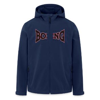 Boxing Campions - Recycelte Männer Softshell-Jacke von Stanley/Stella - Navy - Vorne - AI Model Male 185 light (185cm)