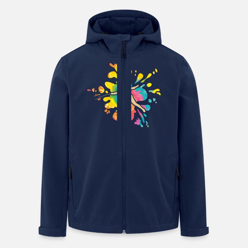 Clôture Clôture - Veste softshell homme en polyester recyclé Stanley/Stella - marine