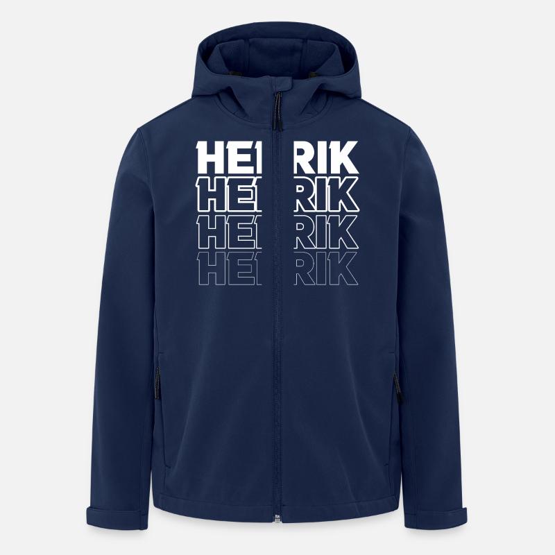 Henrik - Veste softshell homme en polyester recyclé Stanley/Stella - marine