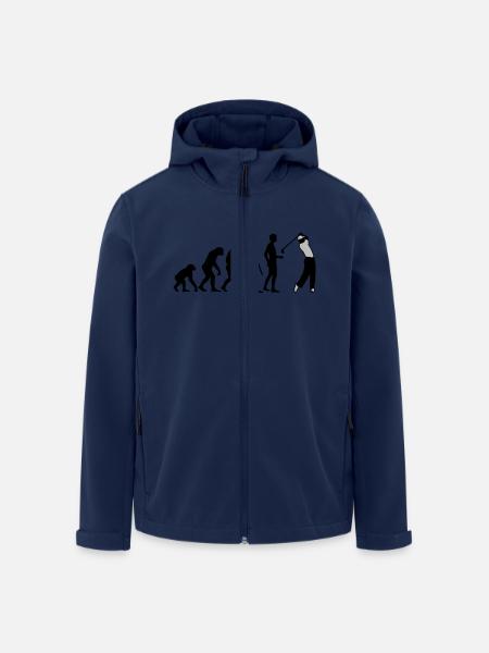 evolution_golf_b_2c - Veste softshell homme en polyester recyclé Stanley/Stella - marine