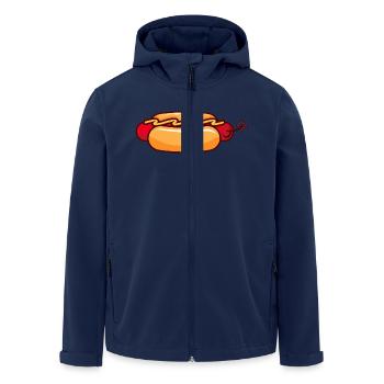 Dynamite-Hot Dog- tshirt-cool-sympa - Veste softshell homme en polyester recyclé Stanley/Stella - marine - Devant - AI Model Male 185 light (185cm)