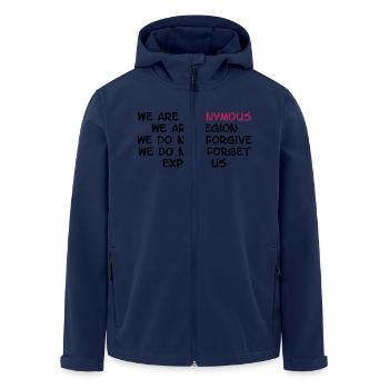 Anonymous - Veste softshell homme en polyester recyclé Stanley/Stella - marine - Devant - AI Model Male 185 light (185cm)