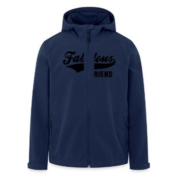 Fabulous FRIEND - Recycelte Männer Softshell-Jacke von Stanley/Stella - Navy - Vorne - AI Model Male 185 light (185cm)
