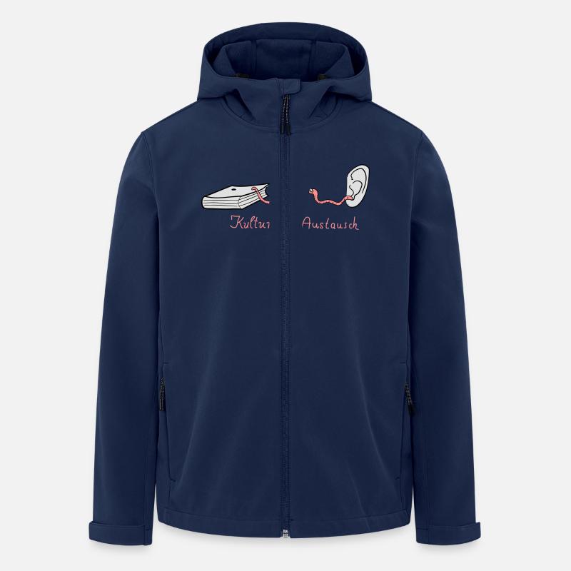 Kultureller Austausch - Recycelte Männer Softshell-Jacke von Stanley/Stella - Navy