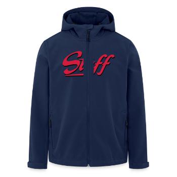staff - Veste softshell homme en polyester recyclé Stanley/Stella - marine - Devant - AI Model Male 185 light (185cm)