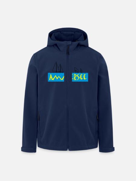 ammersee - Recycelte Männer Softshell-Jacke von Stanley/Stella - Navy