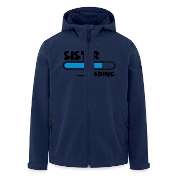 Sister loading - Veste softshell homme en polyester recyclé Stanley/Stella - marine - Devant - AI Model Male 185 light (185cm)