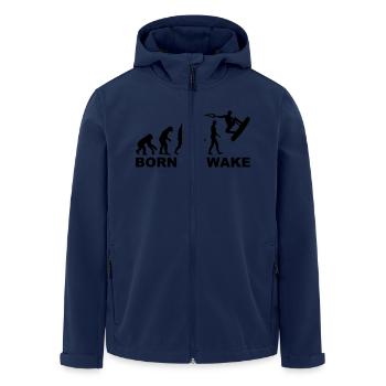 Wakeboard - Recycelte Männer Softshell-Jacke von Stanley/Stella - Navy - Vorne - AI Model Male 185 light (185cm)