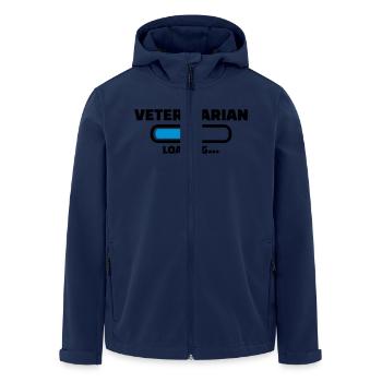 Veterinarian - Men’s Recycled Softshell Jacket by Stanley/Stella - navy - Front - AI Model Male 185 light (185cm)
