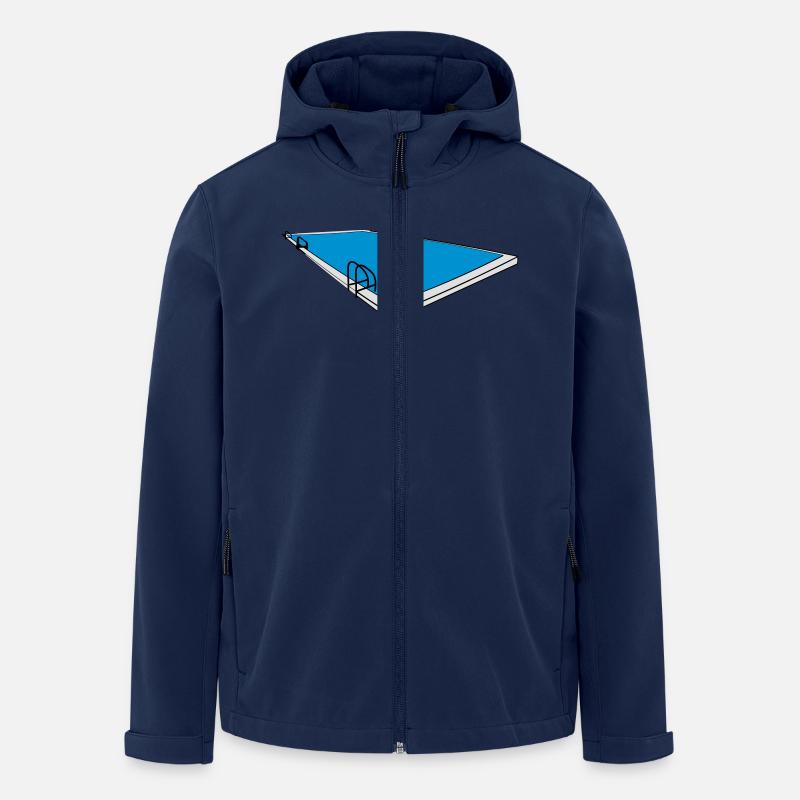 swimmingpool - Recycelte Männer Softshell-Jacke von Stanley/Stella - Navy