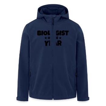 biologie / biologiste / sciences / nature - Veste softshell homme en polyester recyclé Stanley/Stella - marine - Devant - AI Model Male 185 light (185cm)