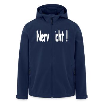 Auto - Recycelte Männer Softshell-Jacke von Stanley/Stella - Navy - Vorne - AI Model Male 185 light (185cm)