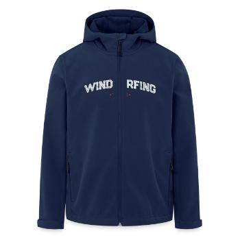 Windsurfing Team - Recycelte Männer Softshell-Jacke von Stanley/Stella - Navy - Vorne - AI Model Male 185 light (185cm)
