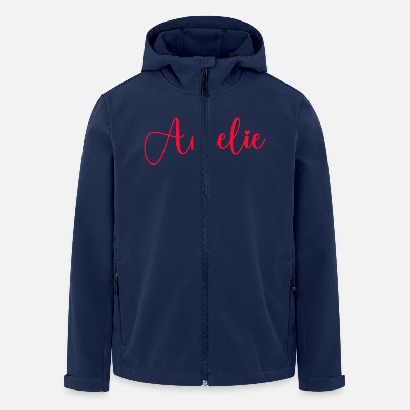 amelie name - Recycelte Männer Softshell-Jacke von Stanley/Stella - Navy
