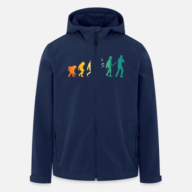 Harmonika Evolution Mundharmonika - Recycelte Männer Softshell-Jacke von Stanley/Stella - Navy