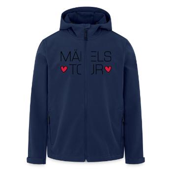 Mädels Tour Party - Recycelte Männer Softshell-Jacke von Stanley/Stella - Navy - Vorne - AI Model Male 185 light (185cm)