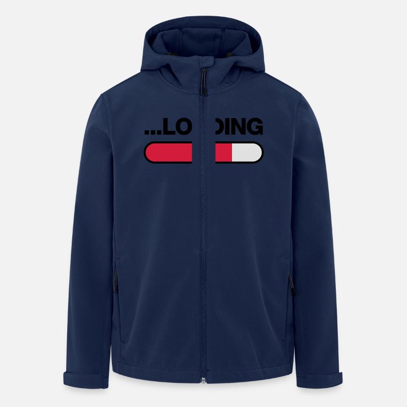 loading_f3 - Men’s Recycled Softshell Jacket by Stanley/Stella - navy
