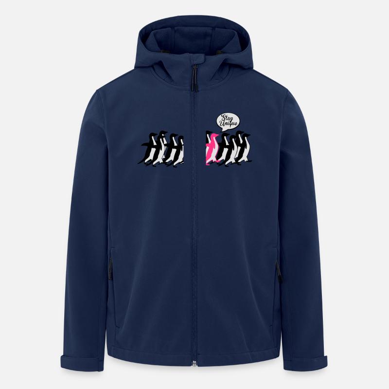 stay unique - Recycelte Männer Softshell-Jacke von Stanley/Stella - Navy