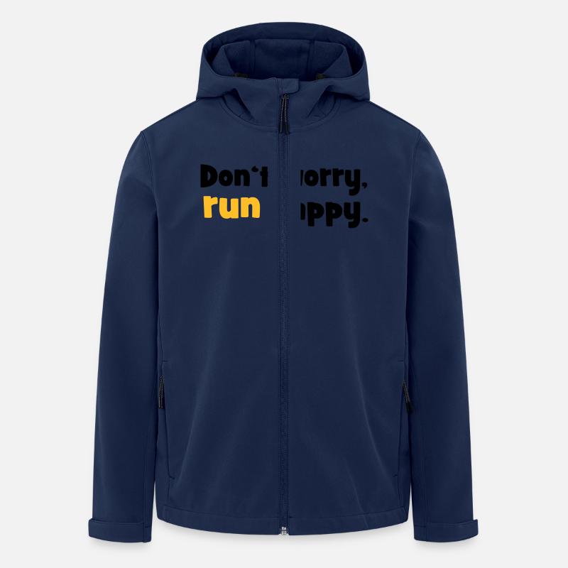 run - Men’s Recycled Softshell Jacket by Stanley/Stella - navy