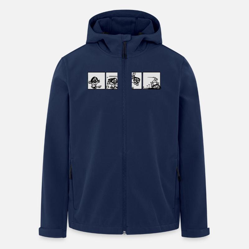rasta skateboard - Recycelte Männer Softshell-Jacke von Stanley/Stella - Navy
