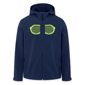 Party Glasses - Veste softshell homme en polyester recyclé Stanley/Stella - marine - Devant - AI Model Male 185 light (185cm)
