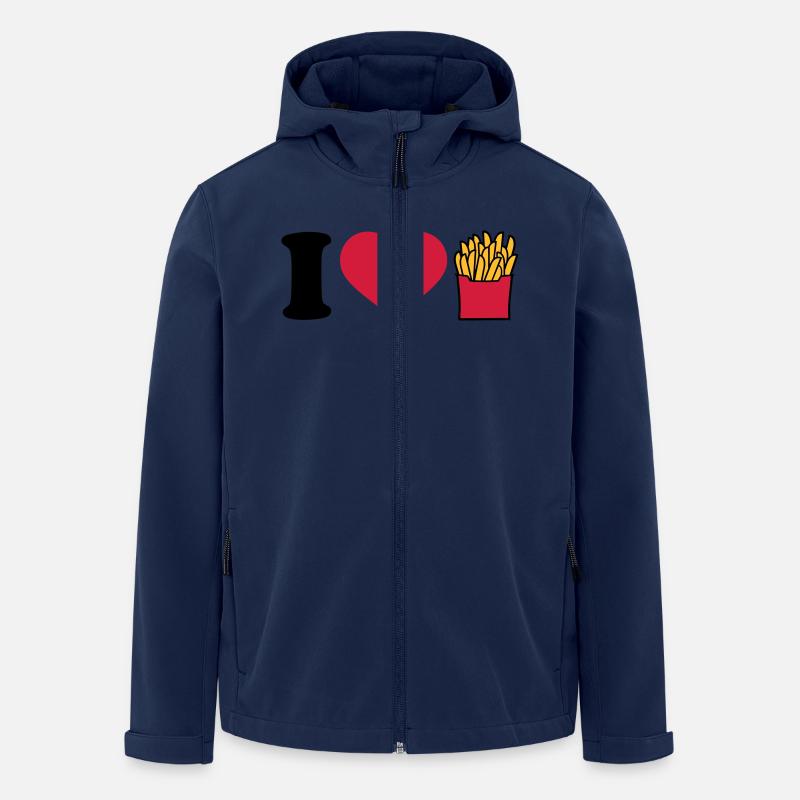 Pommes - Recycelte Männer Softshell-Jacke von Stanley/Stella - Navy