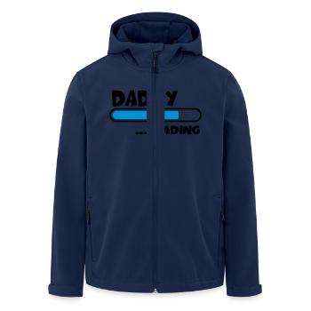 Daddy loading - Recycelte Männer Softshell-Jacke von Stanley/Stella - Navy - Vorne - AI Model Male 185 light (185cm)