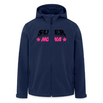 Super nonna - Recycelte Männer Softshell-Jacke von Stanley/Stella - Navy - Vorne - AI Model Male 185 light (185cm)
