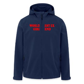 world's best ex girlfriend - Recycelte Männer Softshell-Jacke von Stanley/Stella - Navy - Vorne - AI Model Male 185 light (185cm)
