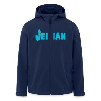 Jeenan - Recycelte Männer Softshell-Jacke von Stanley/Stella - Navy - Vorne - AI Model Male 185 light (185cm)